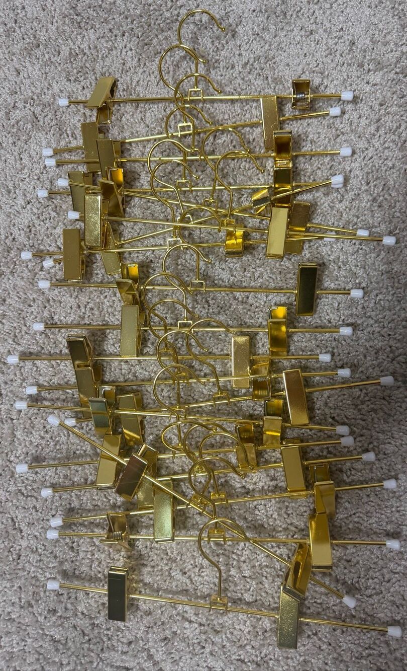Kids Boutique Gold Clip Hangers 20 pack